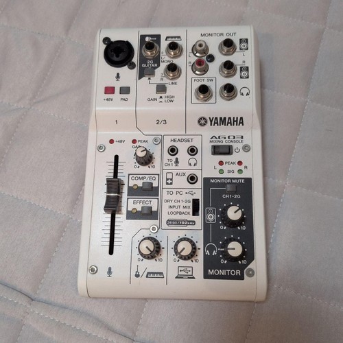Yamaha ag03 kanal - kanal, mischpult